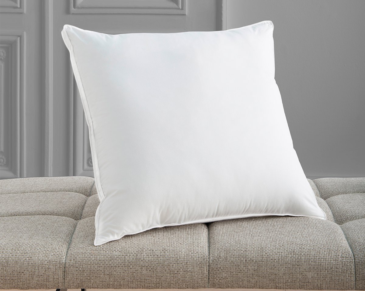 Goose down throw clearance pillows