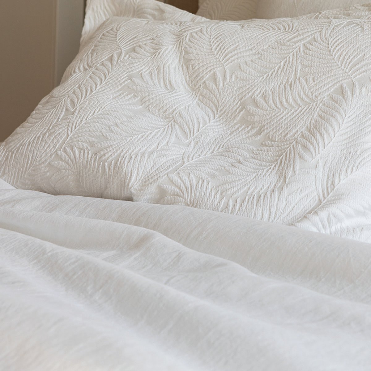 TAIE&#x20;D&#x27;OREILLER&#x20;Empreinte&#x20;&#xB7;&#x20;Blanc