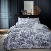 HOUSSE DE COUETTE 4 Continents · Blanc/Bleu