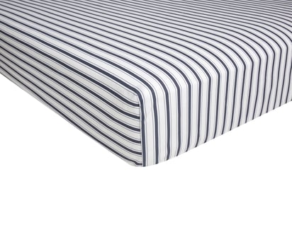 DRAP HOUSSE 4 Continents · Blanc/Bleu