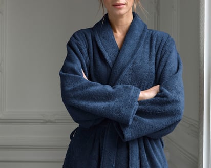 PEIGNOIR Pétale · Bleuet