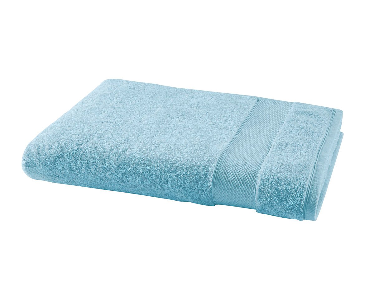 anne de solène DRAP DE DOUCHE Pétale · Azur