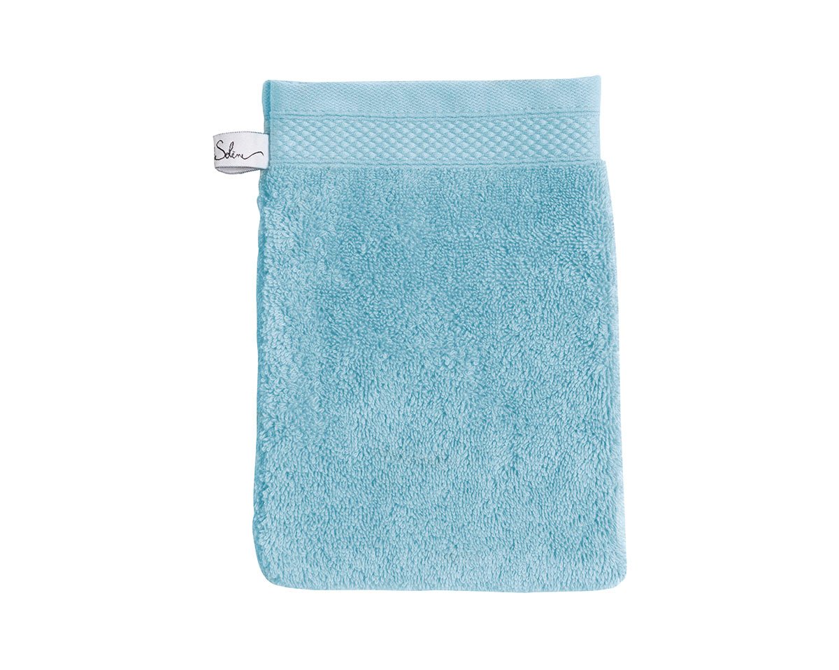 anne de solène GANT DE TOILETTE Pétale · Azur