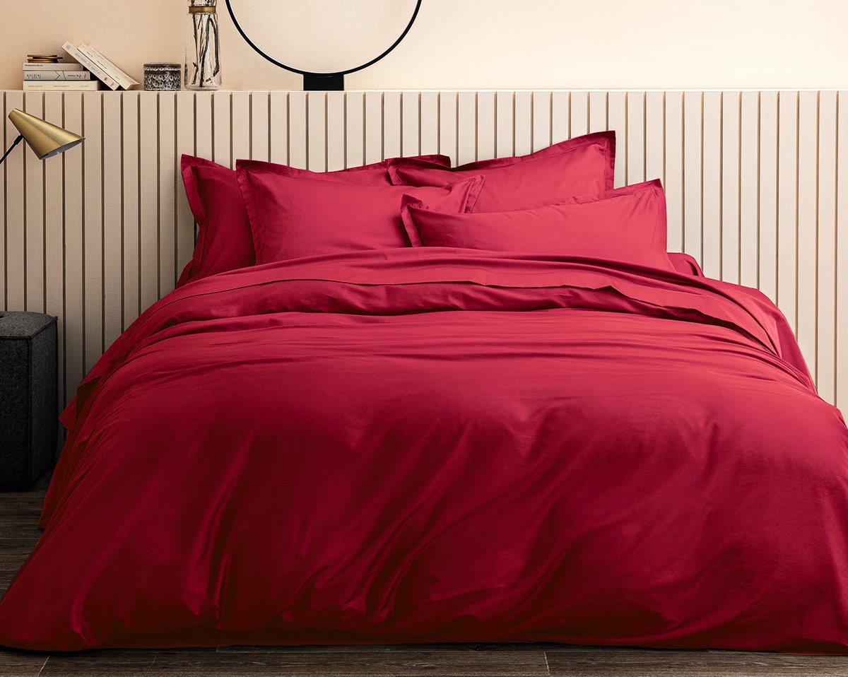 anne de solène HOUSSE DE COUETTE Eclat · Ruby