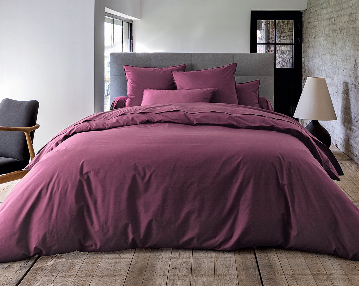 anne de solène HOUSSE DE COUETTE Essentielle · Bois De Rose
