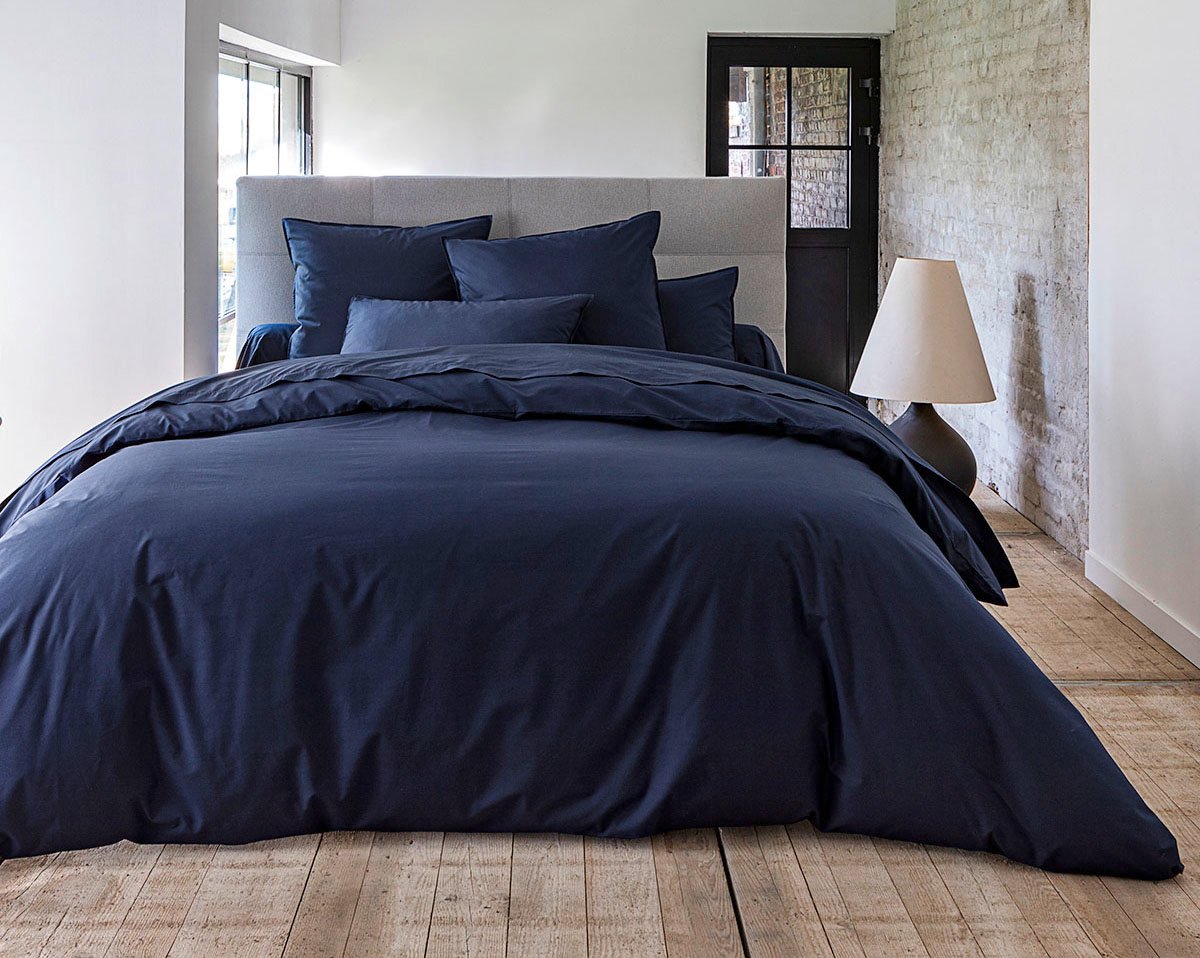 anne de solène HOUSSE DE COUETTE Essentielle · Navy