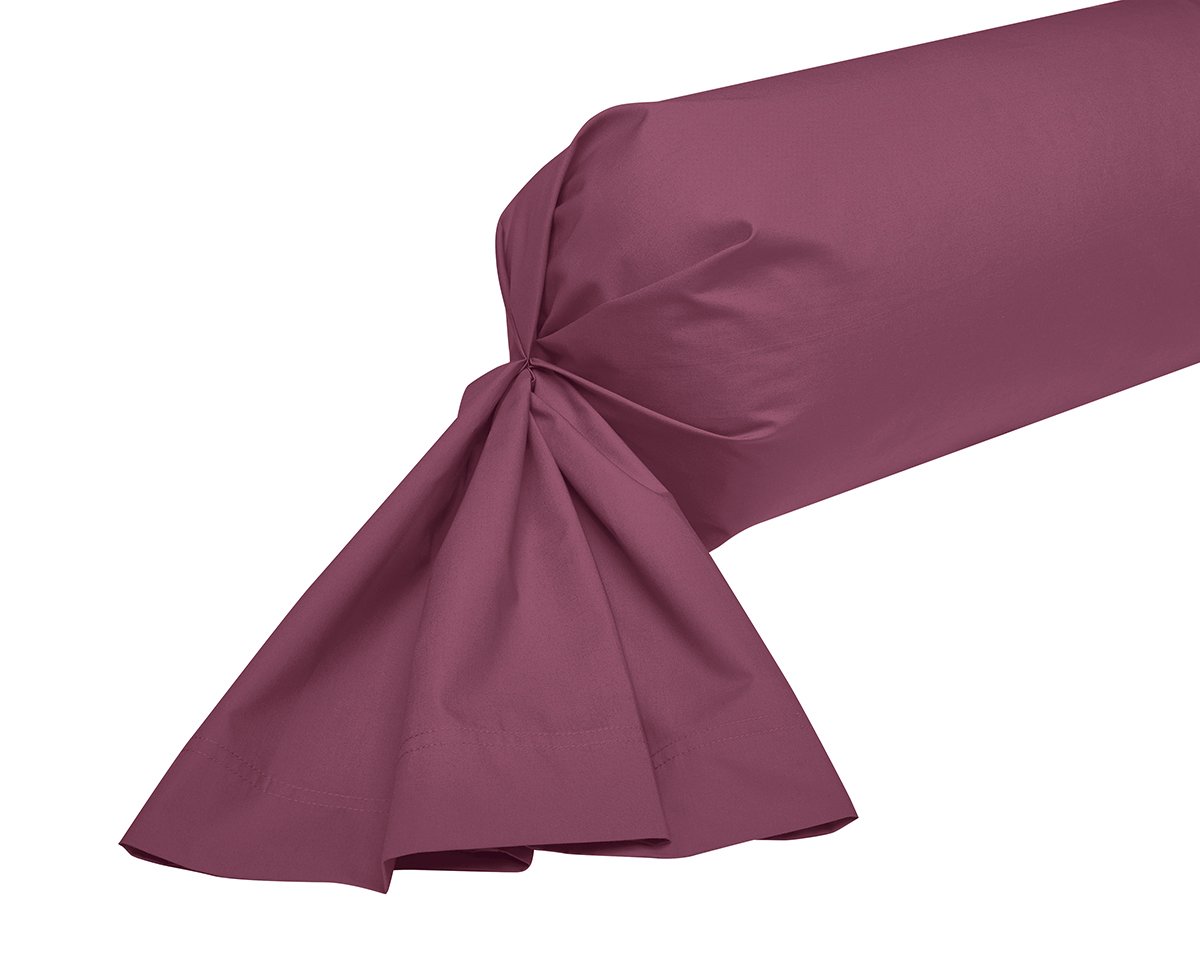 anne de solène TAIE DE TRAVERSIN Essentielle · Bois De Rose