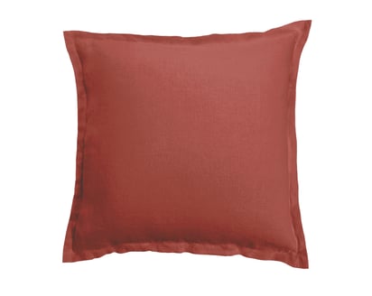 TAIE D'OREILLER Lin Lavé Lina · Terracotta