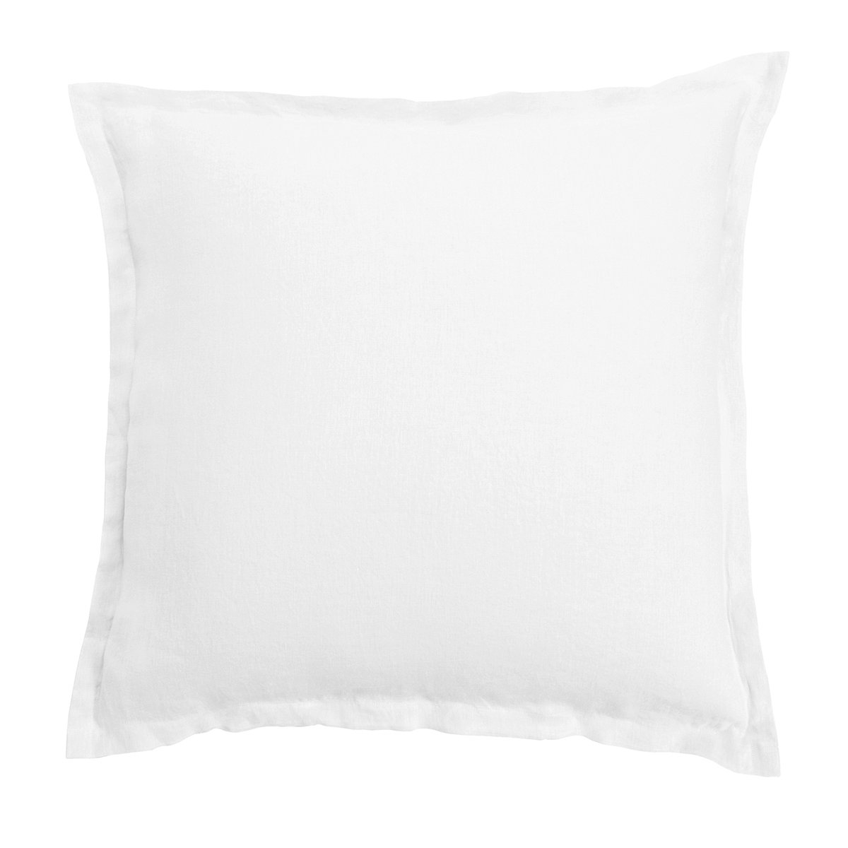 TAIE D'OREILLER Lin Lavé Lina · Blanc