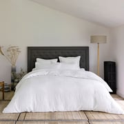 HOUSSE DE COUETTE Lin Lavé Lina · Blanc