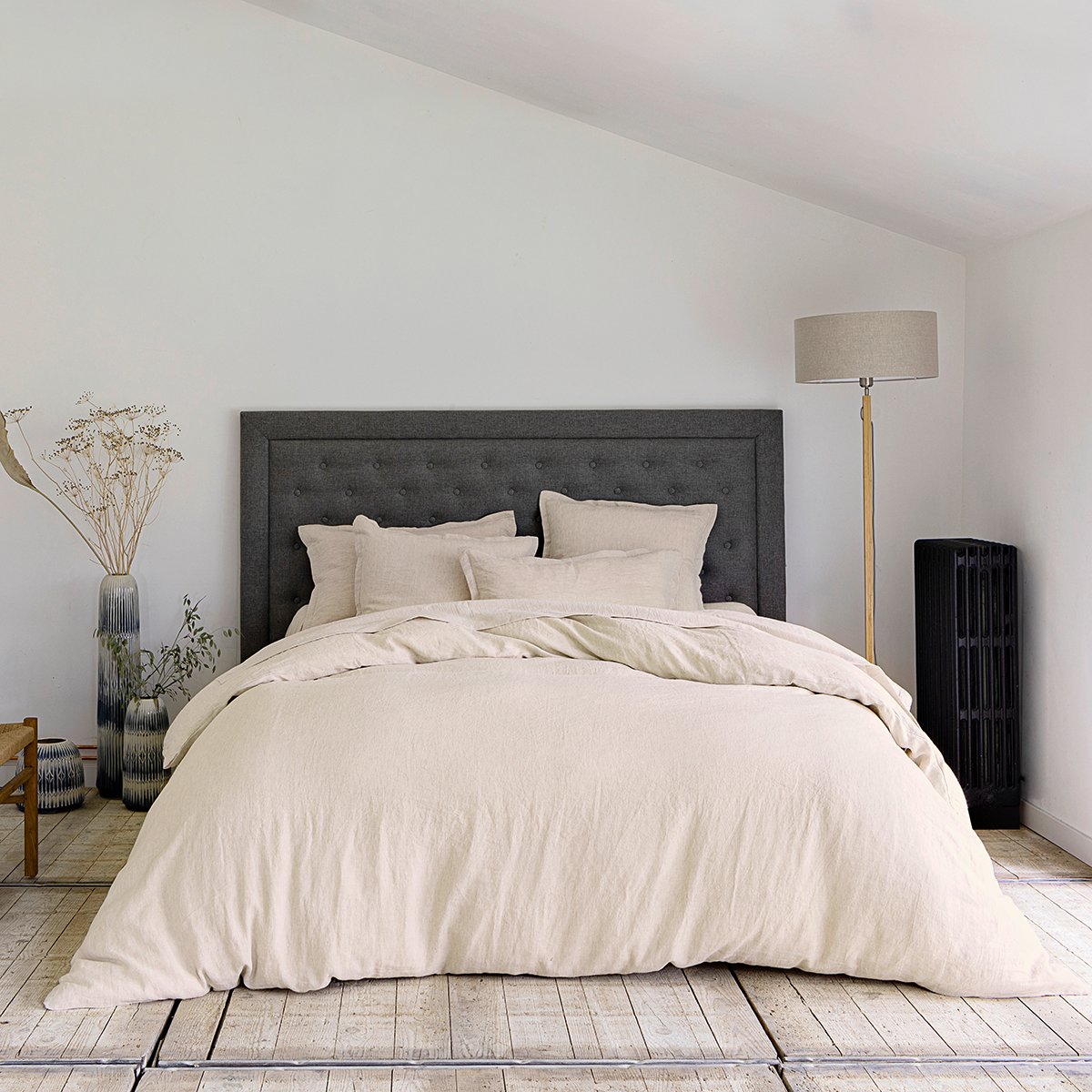 HOUSSE DE COUETTE Lin Lavé Lina · Naturel