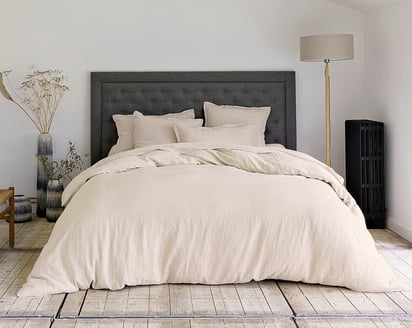 HOUSSE DE COUETTE Lin Lavé Lina · Naturel