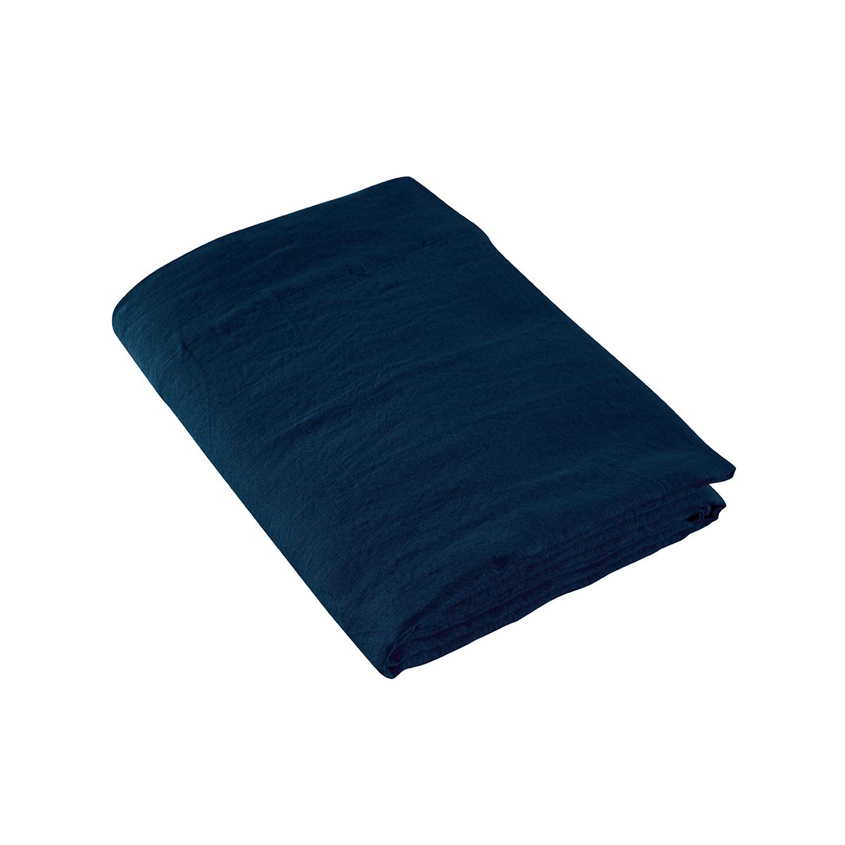 DRAP PLAT Lin Lavé Lina · Bleu De Chine