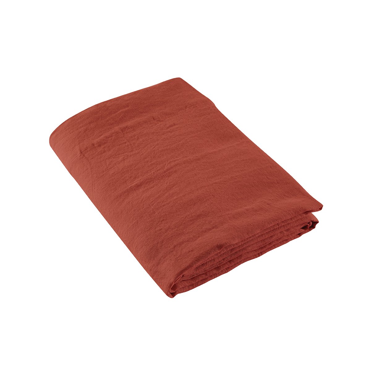 DRAP PLAT Lin Lavé Lina · Terracotta