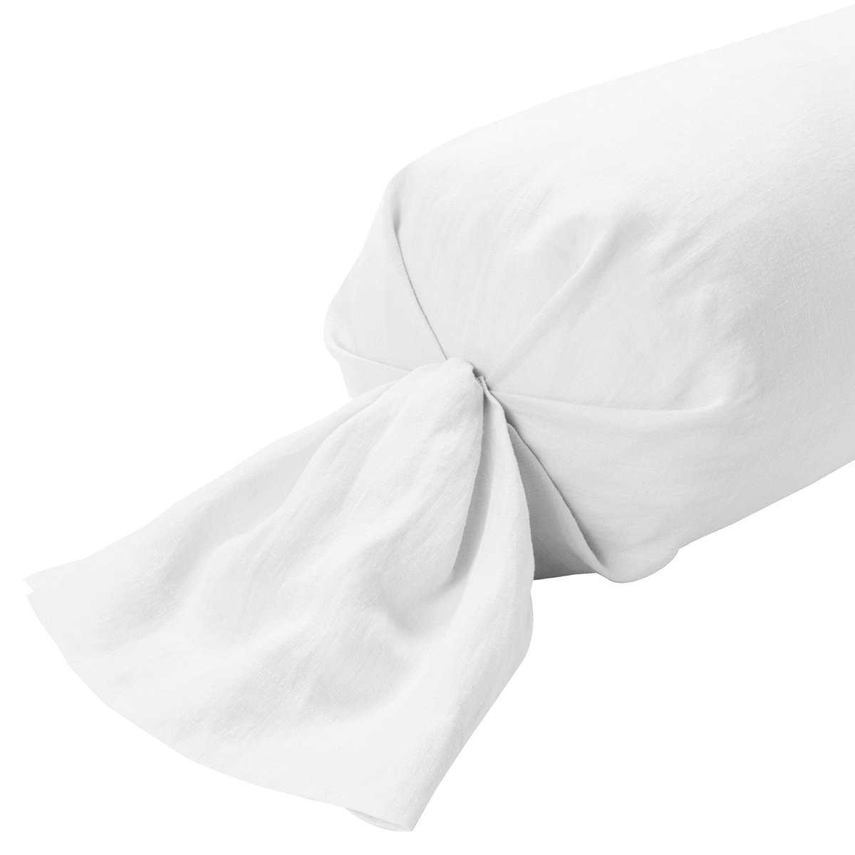 TAIE DE TRAVERSIN Lin Lavé Lina · Blanc