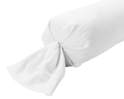 TAIE DE TRAVERSIN Lin Lavé Lina · Blanc