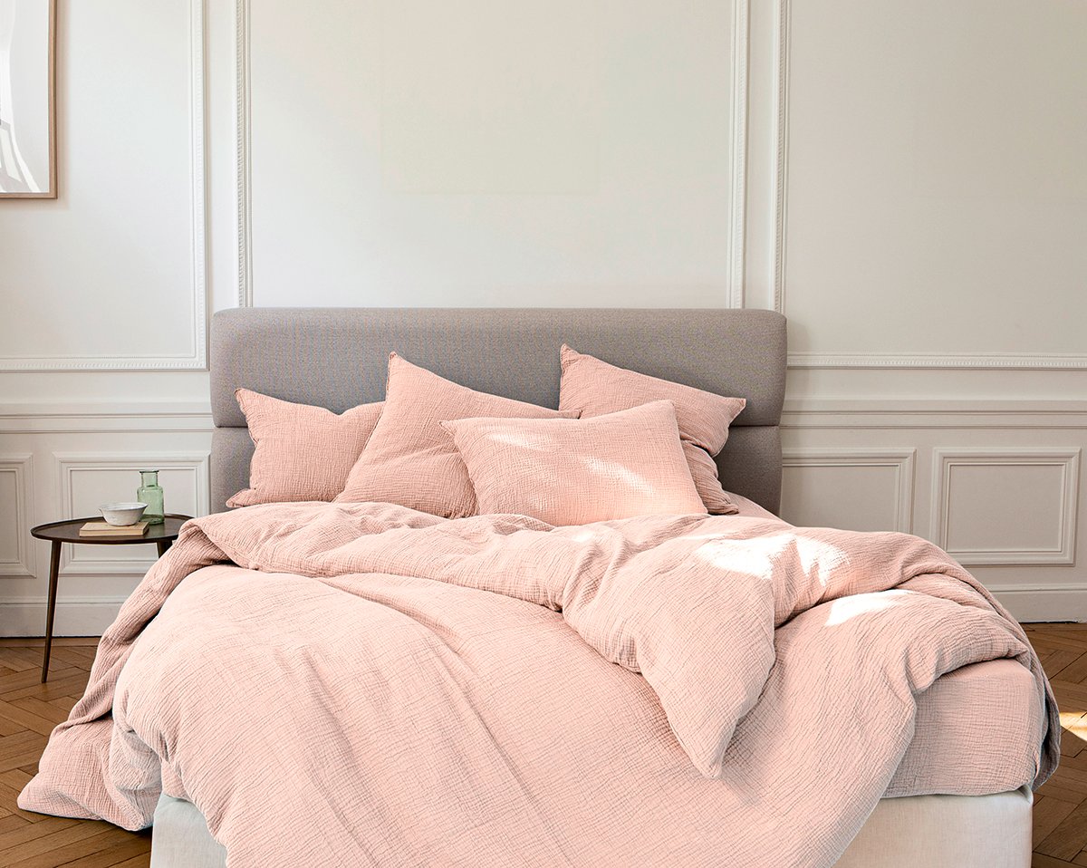 anne de solène HOUSSE DE COUETTE Source · Blush