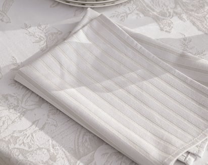 LOT DE 4 SERVIETTES DE TABLE 4 Continents · Grege