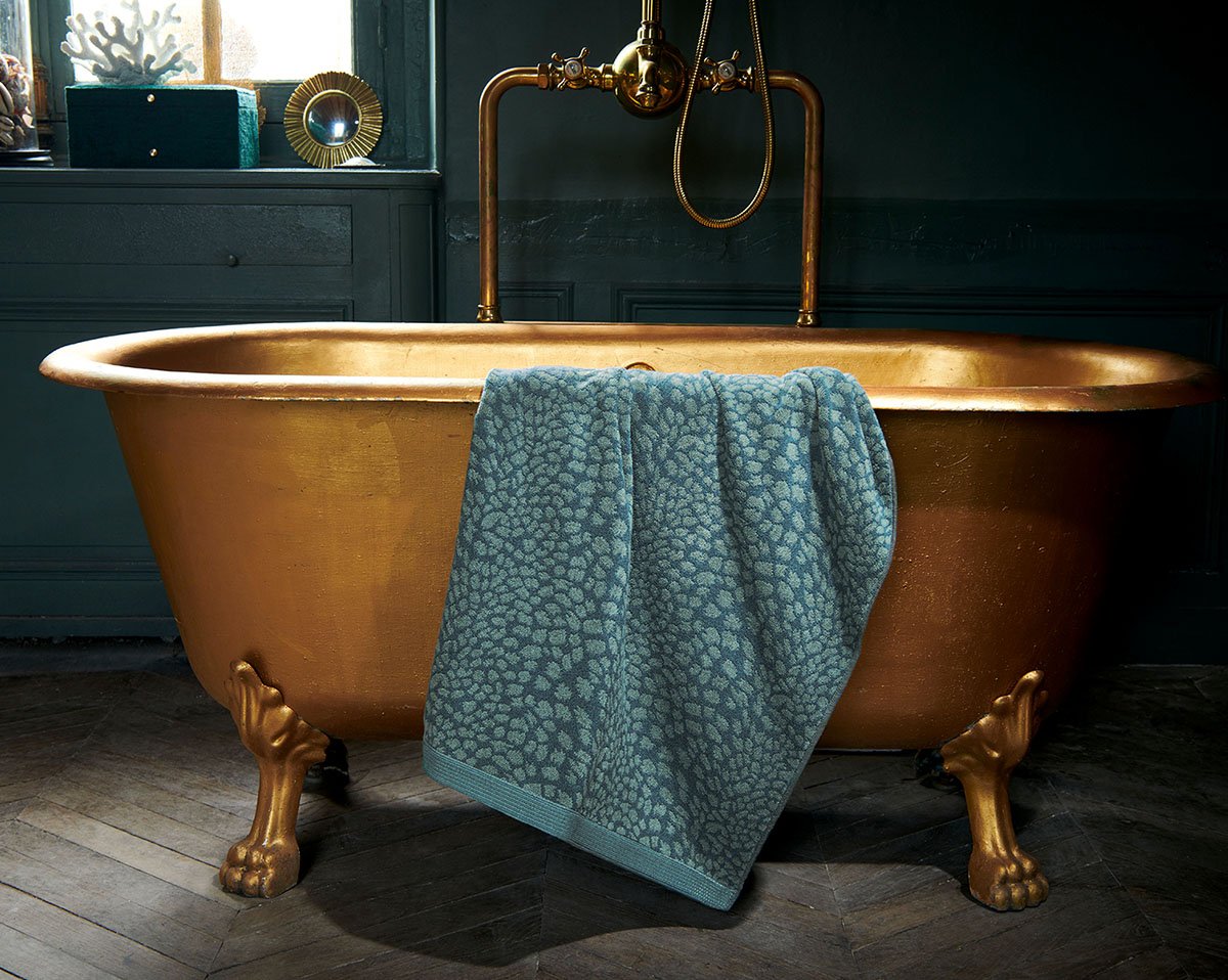 BATH SHEET Imaginaire · Vert canard