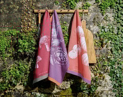 LOT DE 3 TORCHONS Nature enchantée