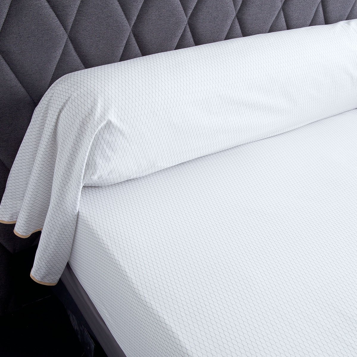 TAIE DE TRAVERSIN Perle lune