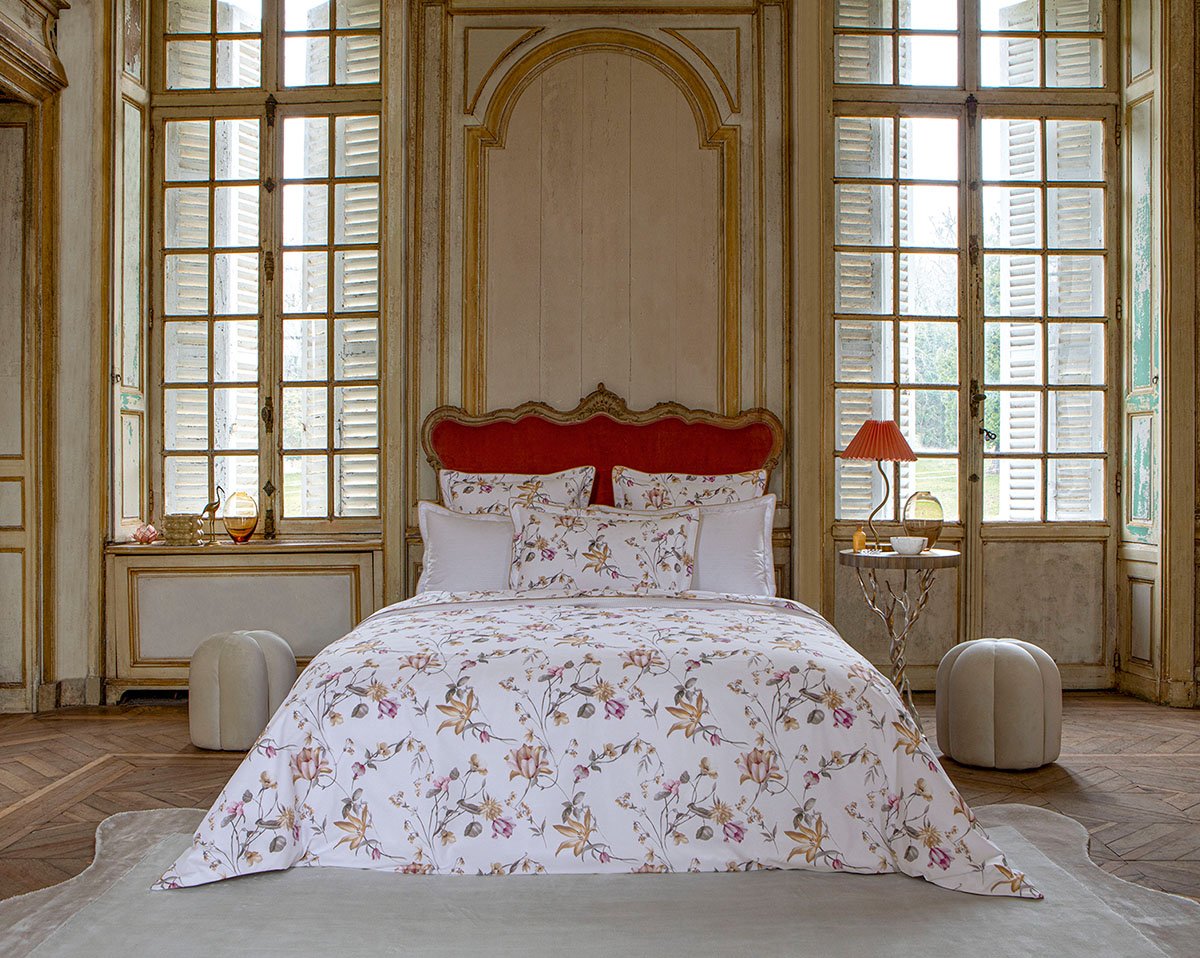 anne de solène HOUSSE DE COUETTE Perle lune