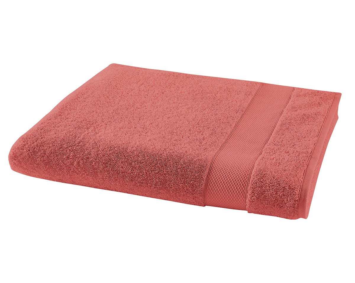 anne de solène DRAP DE BAIN Pétale · Terre de sienne