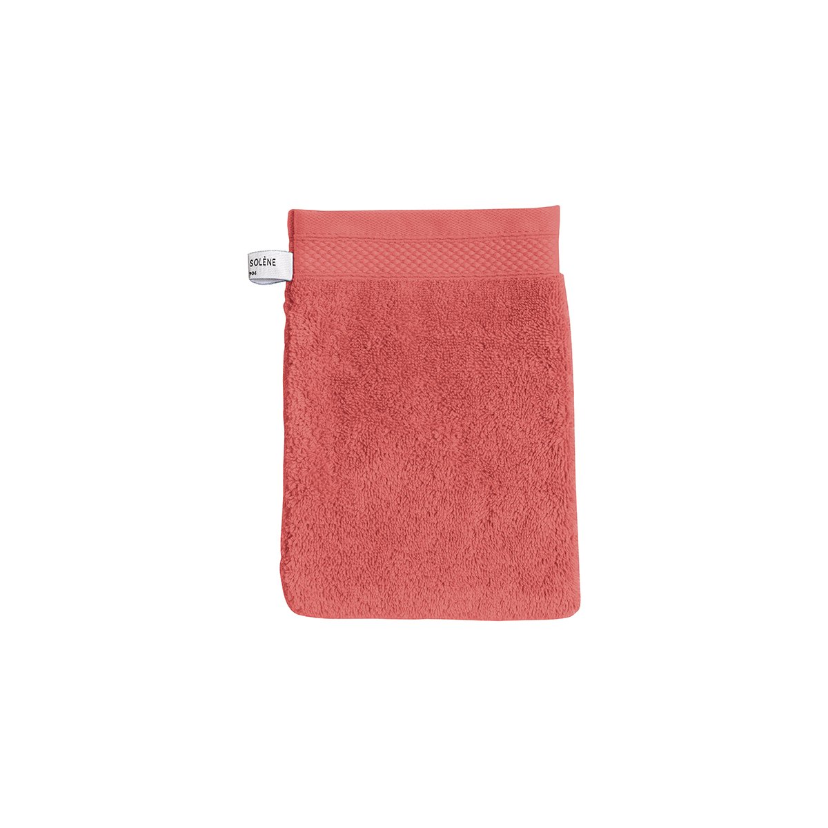 GANT DE TOILETTE Pétale · Terre de sienne