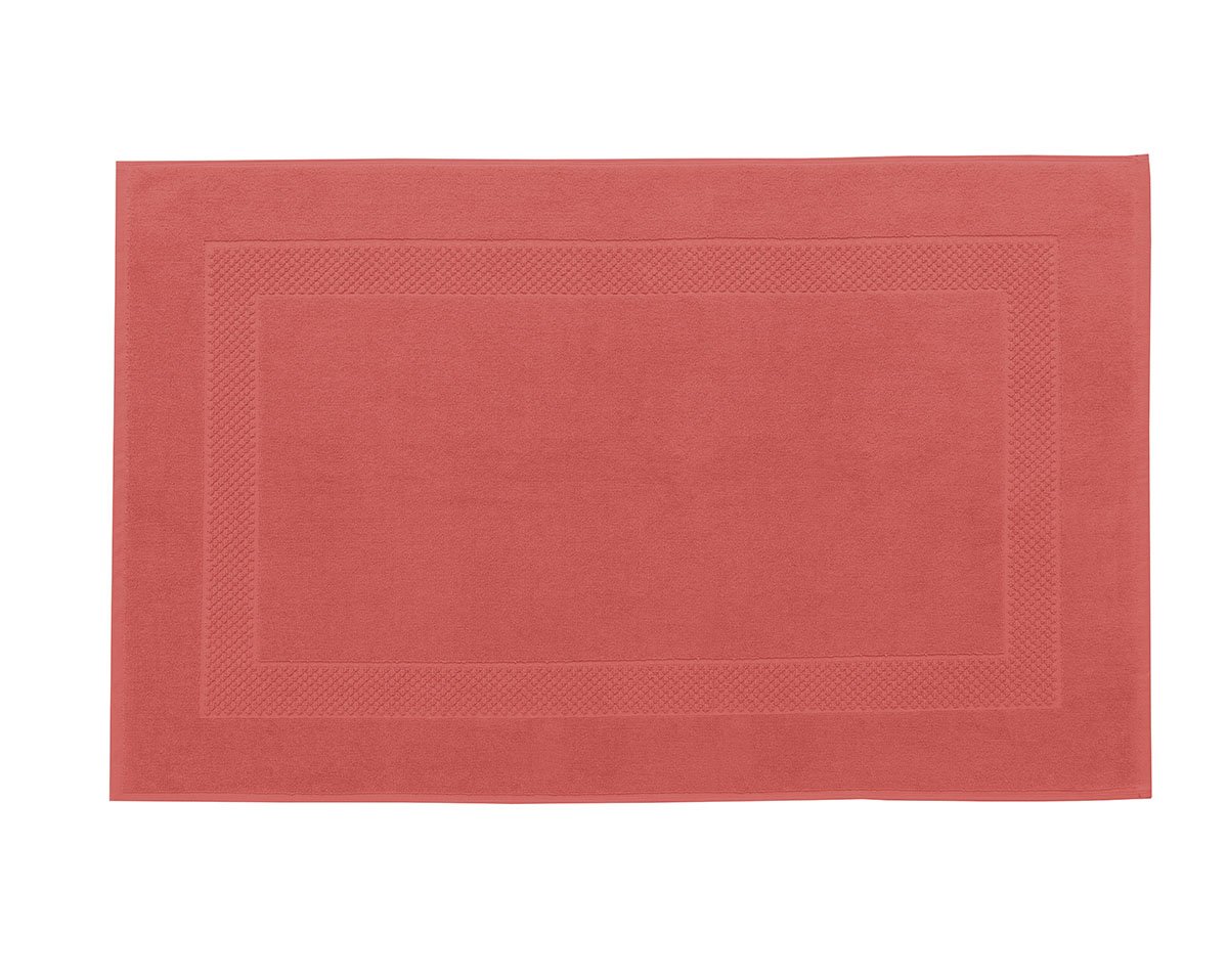 anne de solène TAPIS DE BAIN Pétale · Terre de sienne