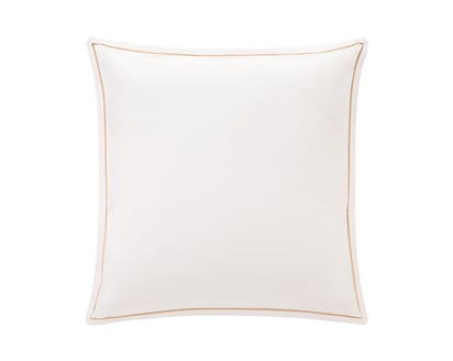 TAIE D'OREILLER Vendôme · Blanc / Grège