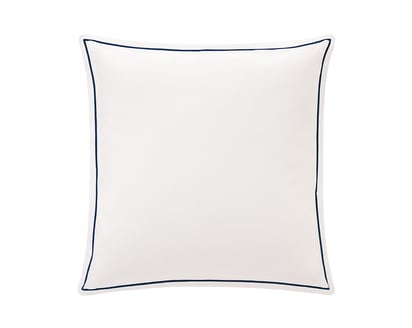 TAIE D'OREILLER Vendôme · Blanc / Marine