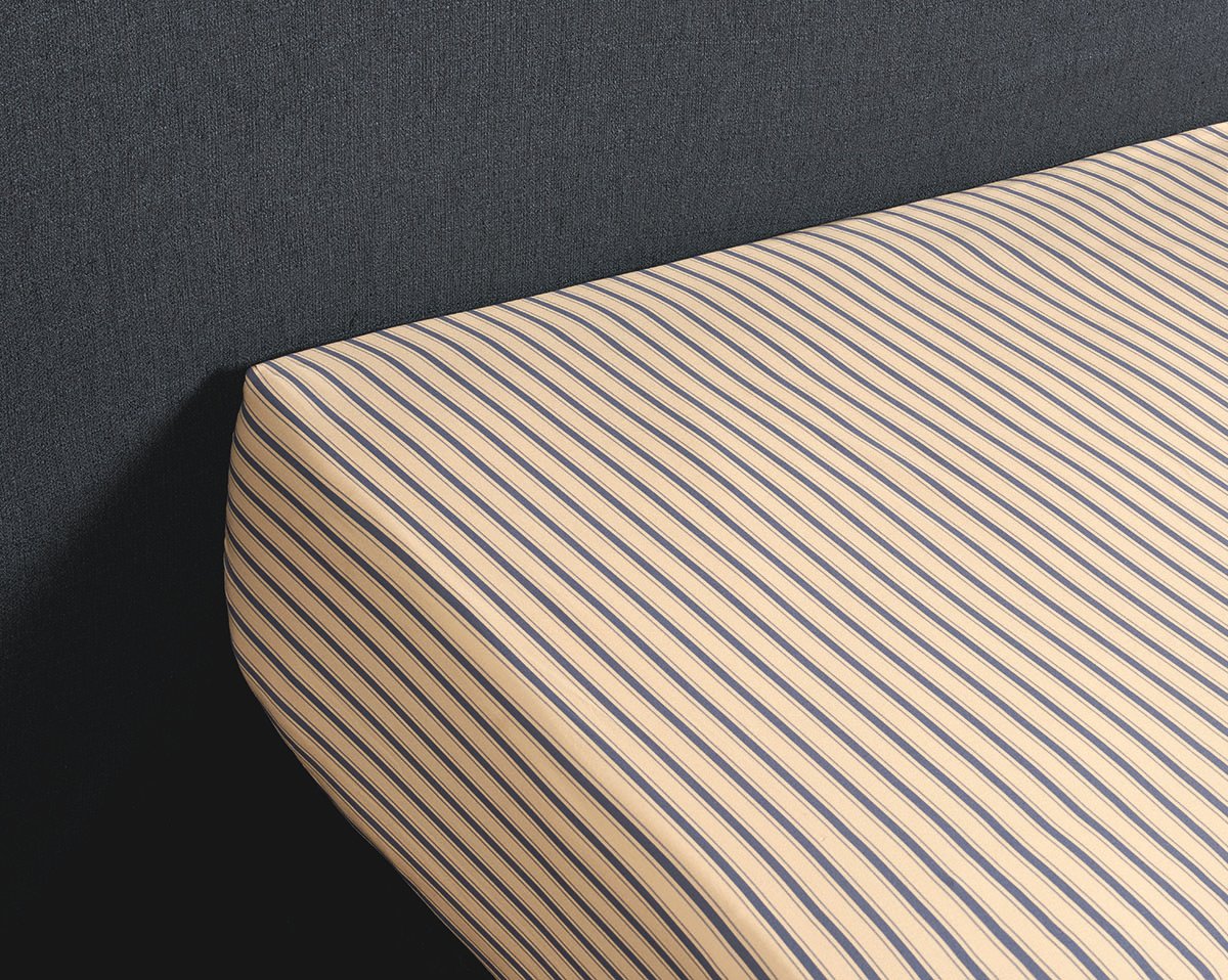 DRAP HOUSSE 4 continents · Bronze/marine