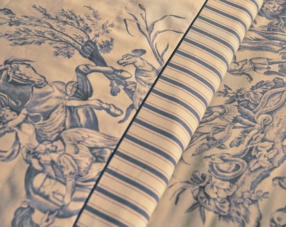 DRAP PLAT 4 continents · Bronze/marine