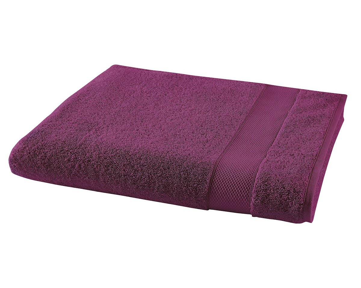 DRAP DE BAIN Bulle · Prune
