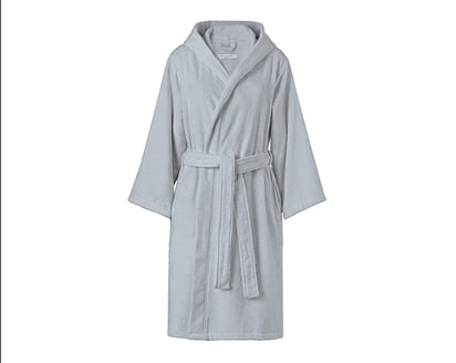 PEIGNOIR A CAPAUCHE Bulle · Perle