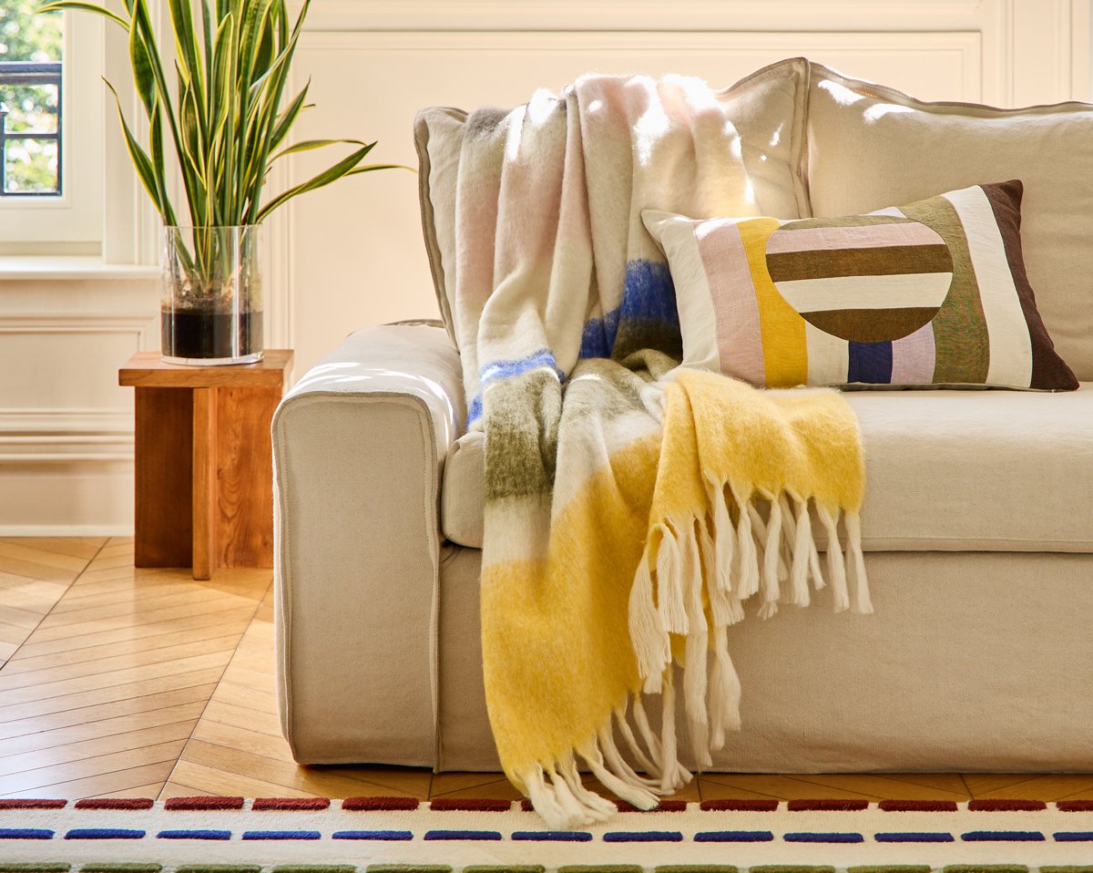 PLAID Armel · Rose Marron