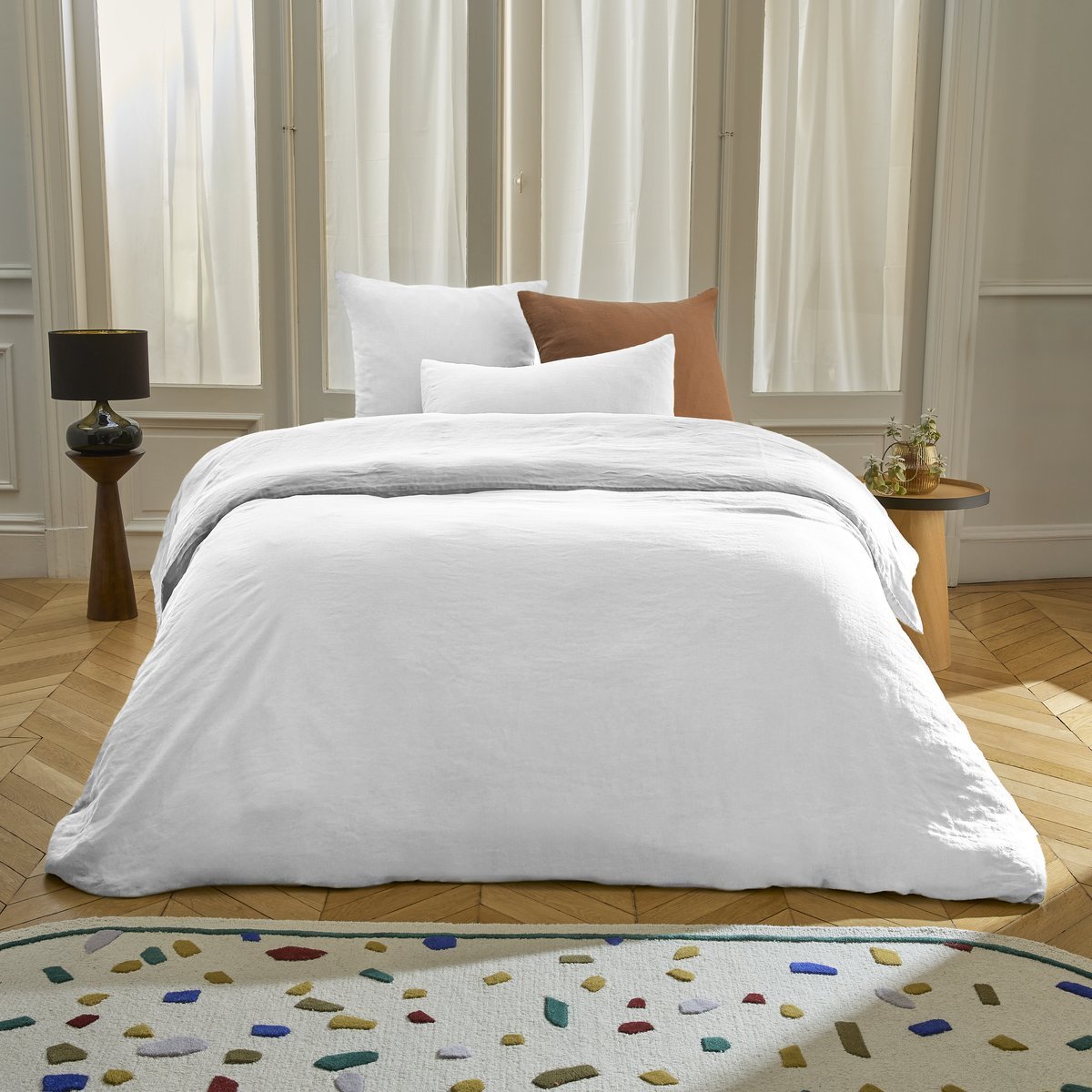 HOUSSE DE COUETTE Brunel · Blanc