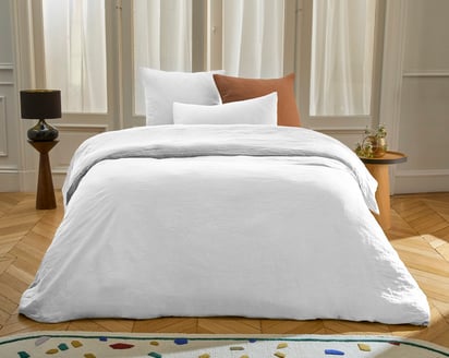 HOUSSE DE COUETTE Brunel · Blanc