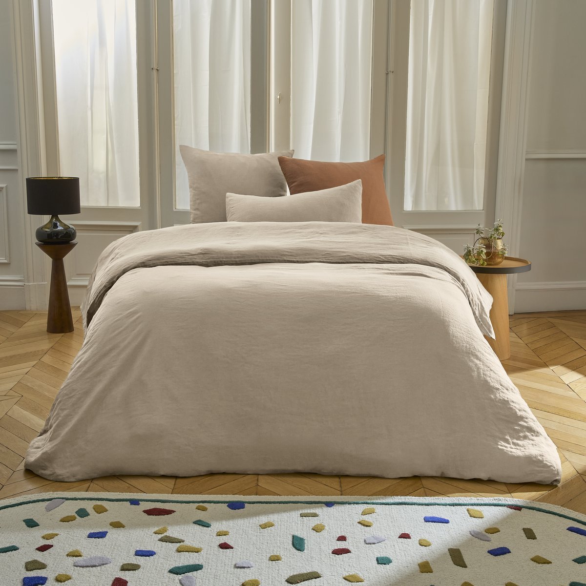 HOUSSE DE COUETTE Brunel · Naturel