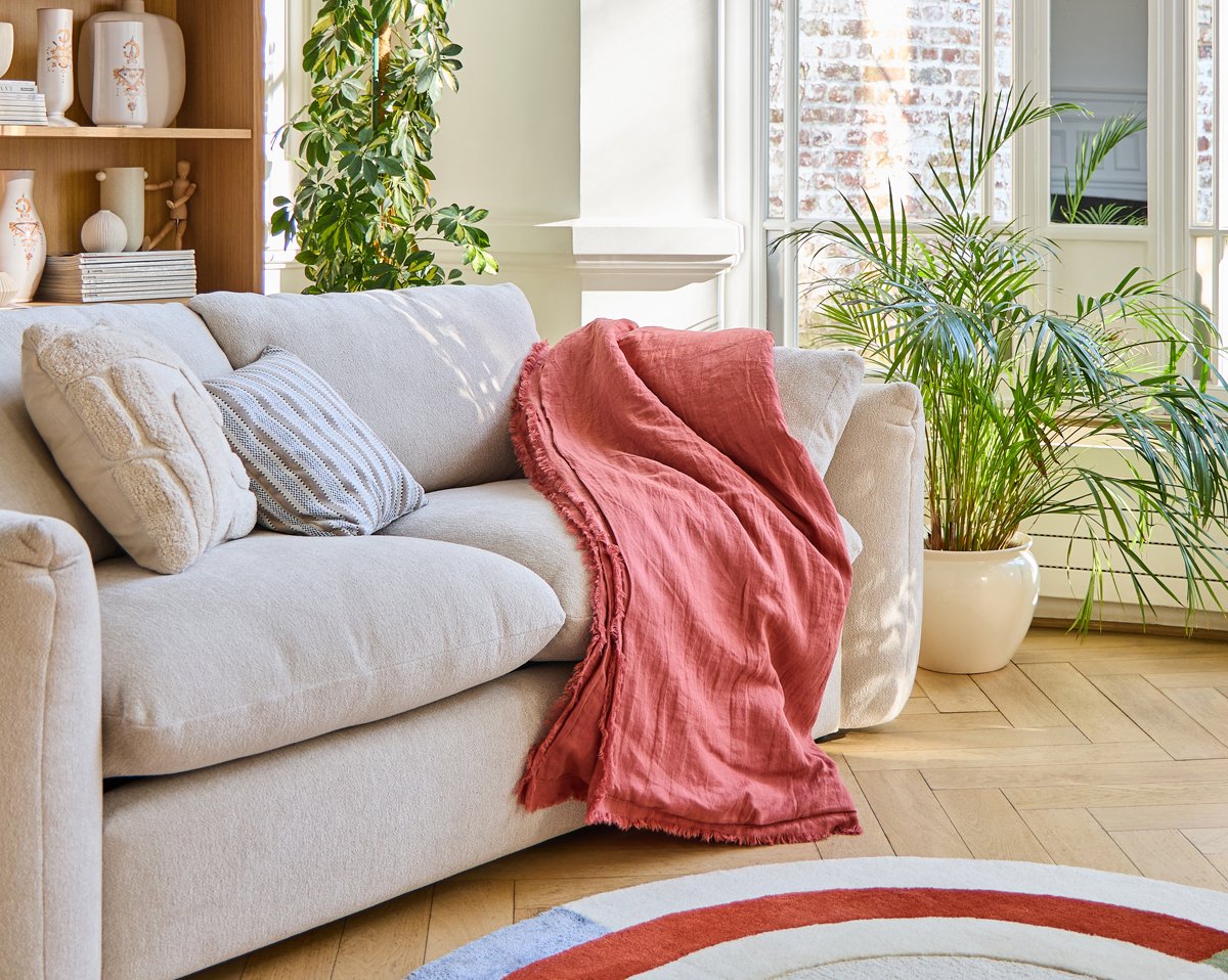 PLAID GARNI Brunelle · Terracotta