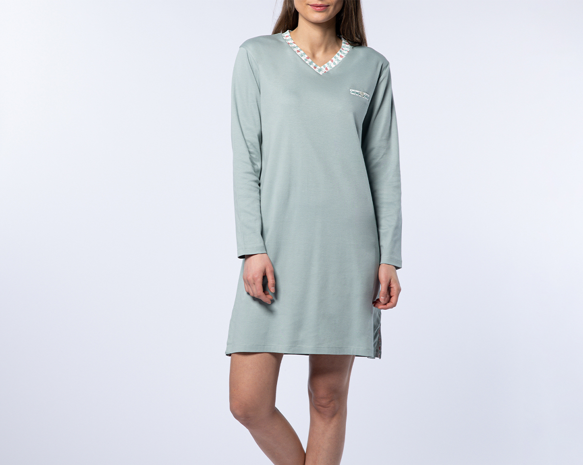 anne de solène LIQUETTE MANCHES LONGUES Mezzo · menthe