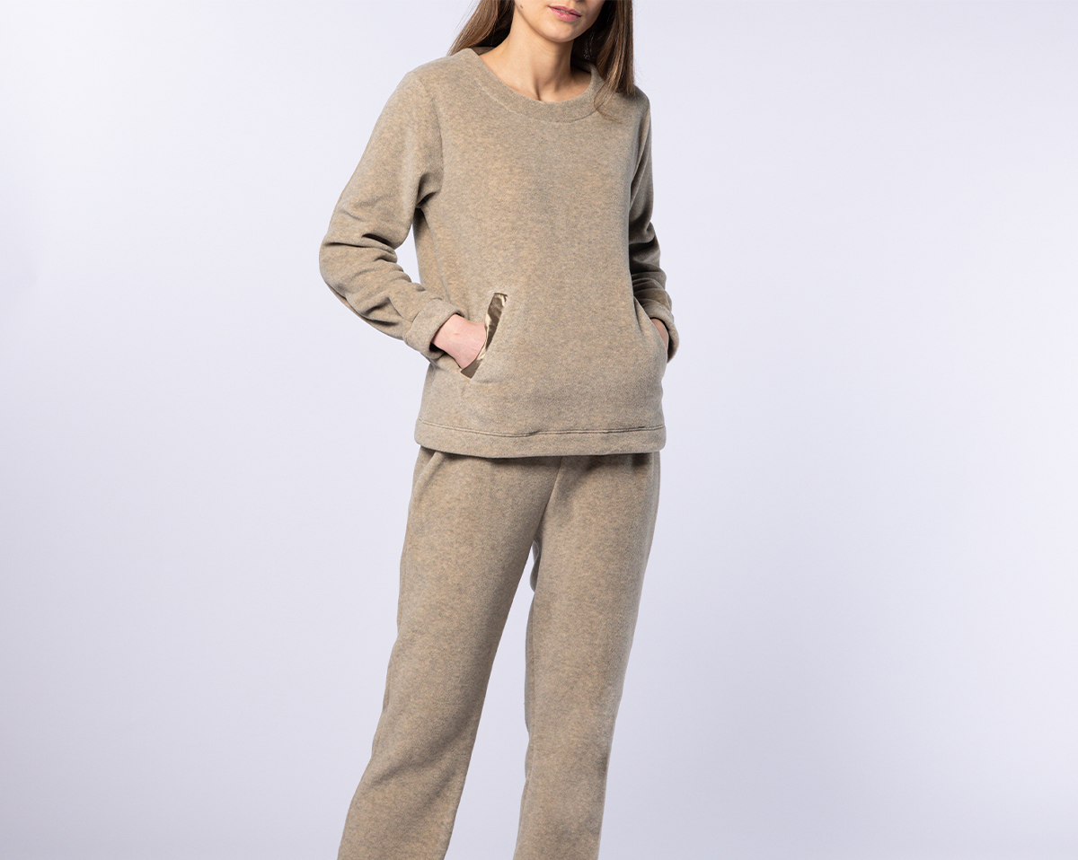 anne de solène PYJAMA Micro · beige chiné