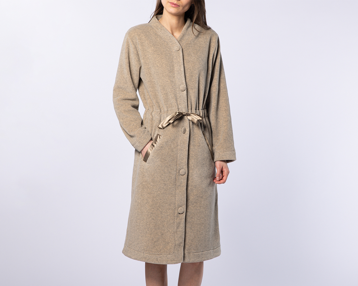 PEIGNOIR Micro · beige chiné