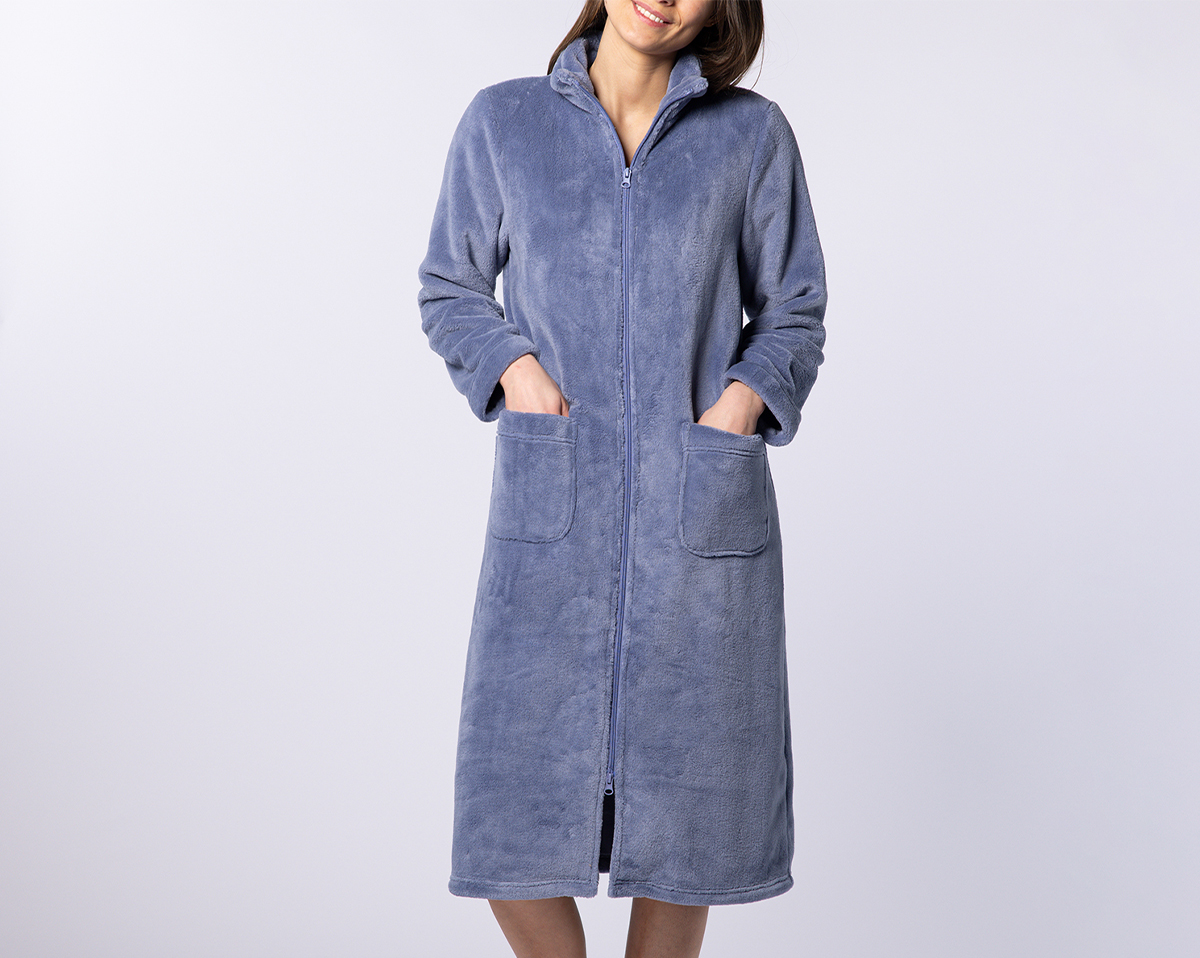 anne de solène PEIGNOIR ZIP Must · lavande