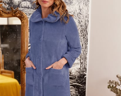 PEIGNOIR LONG A BOUTONS Must · lavande