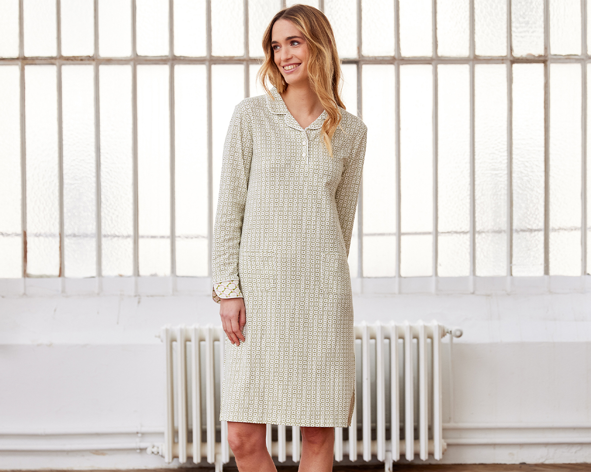 CHEMISE DE NUIT Retro · matcha