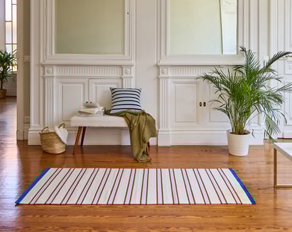 TAPIS Ceylan · Multicolore Bleu