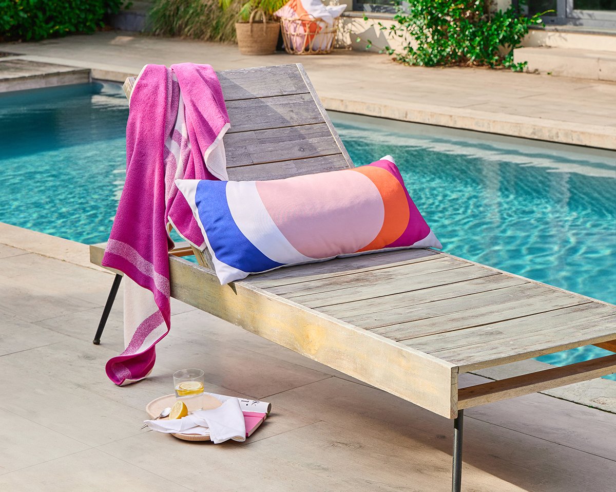 COUSSIN EXTERIEUR Clarisse · Bleu