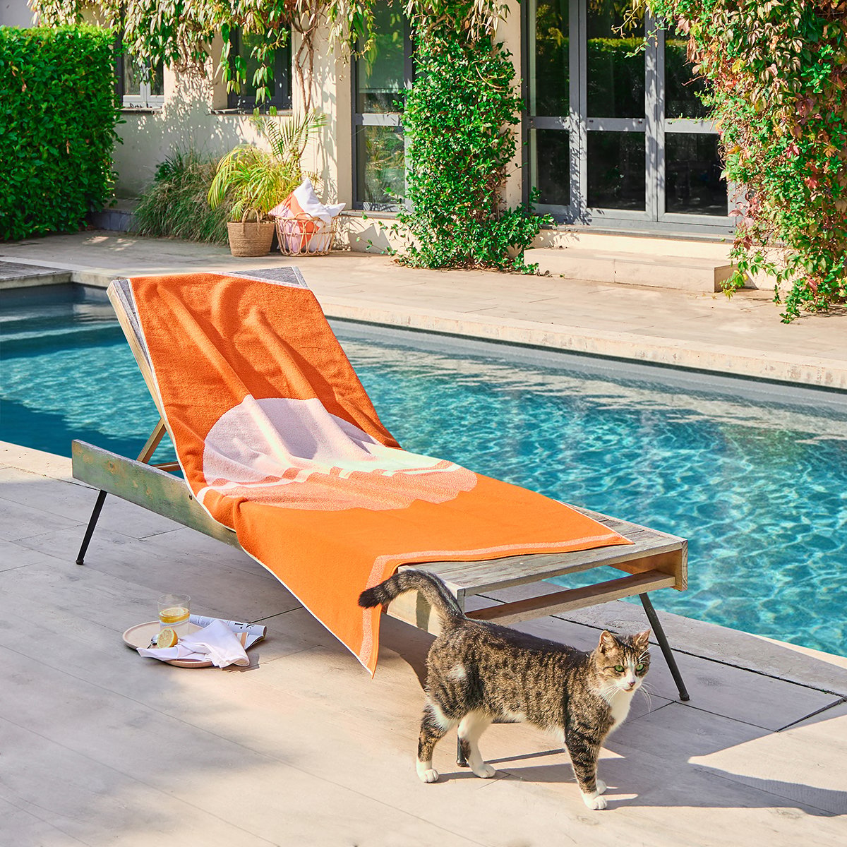 DRAP DE PLAGE Clarisse · Orange