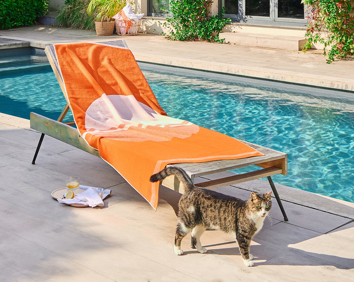 DRAP DE PLAGE Clarisse · Orange
